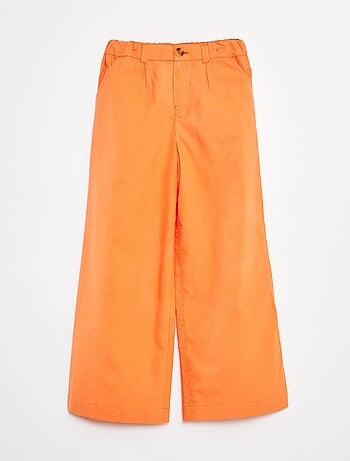 Pantalon coloré wide leg