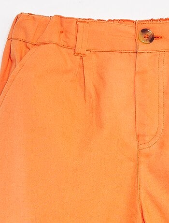 Pantalon coloré wide leg