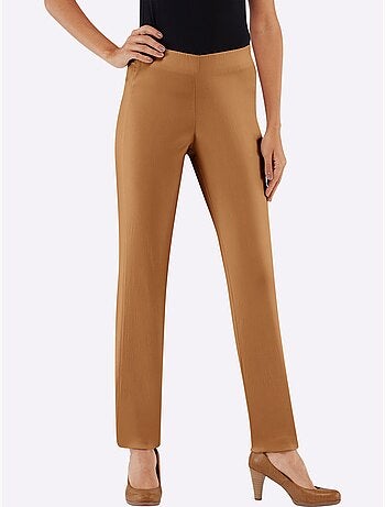 Pantalon classique uni extensible et liberté de mouvement - Taille courte - Witt