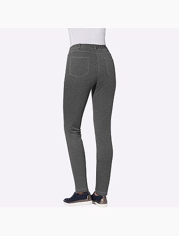 Pantalon élastique avec passants et poches plaquées - Taille standard - Moda Vilona