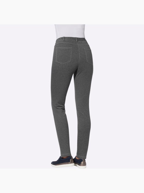 Pantalon confort avec ceinture élastique et poches plaquées - Taille standard - Moda Vilona - Kiabi