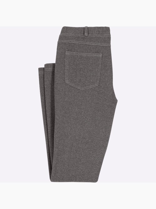 Pantalon confort avec ceinture élastique et poches plaquées - Taille standard - Moda Vilona - Kiabi