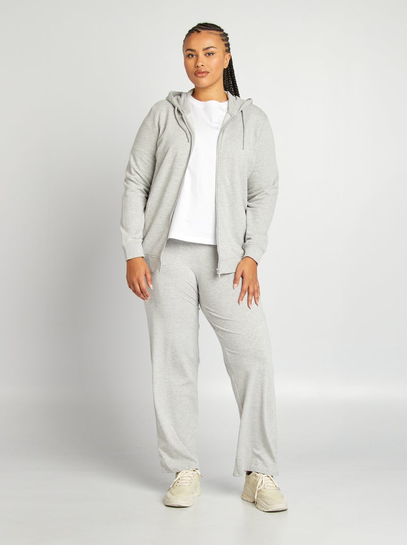 Pantalon confort fin Gris - Kiabi