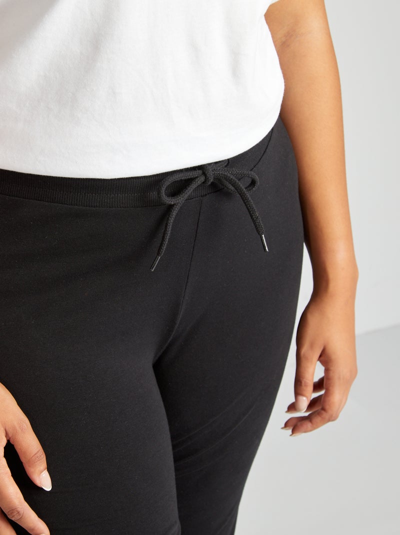 Pantalon confort fin Noir - Kiabi