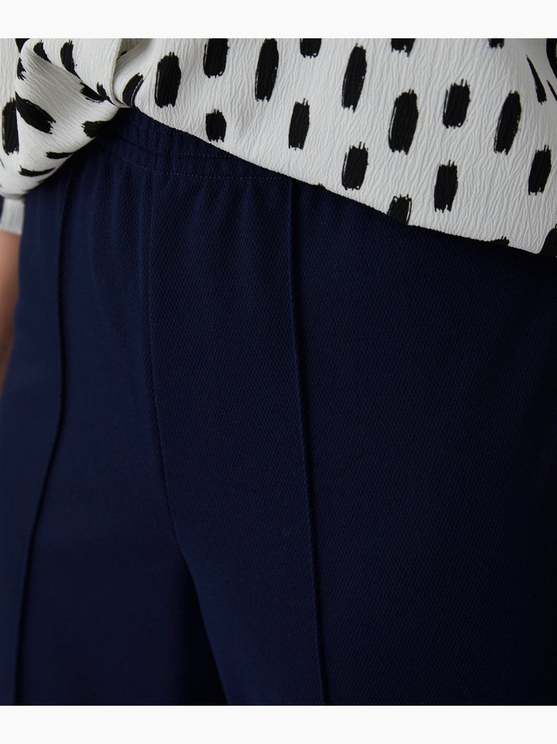 Pantalon confort total 2 statures - Damart Bleu marine - Kiabi
