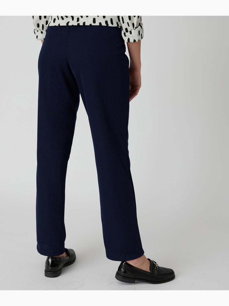 Pantalon confort total 2 statures - Damart Bleu marine - Kiabi