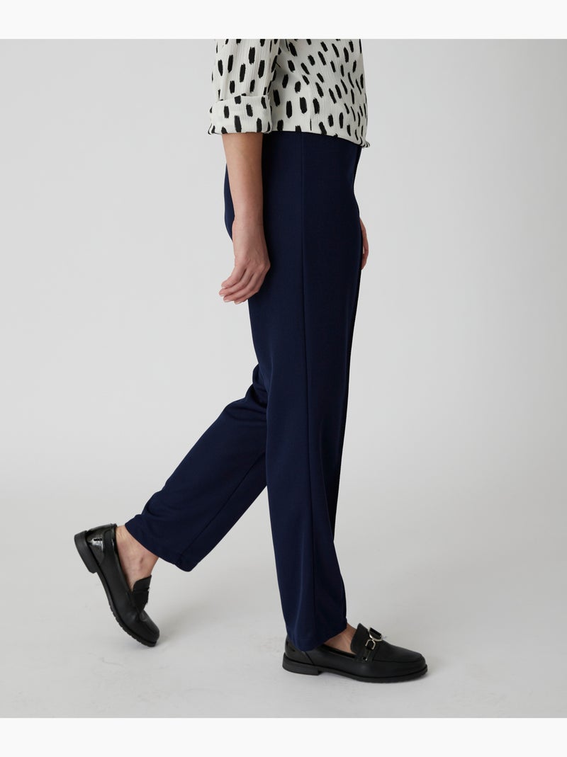 Pantalon confort total 2 statures - Damart Bleu marine - Kiabi