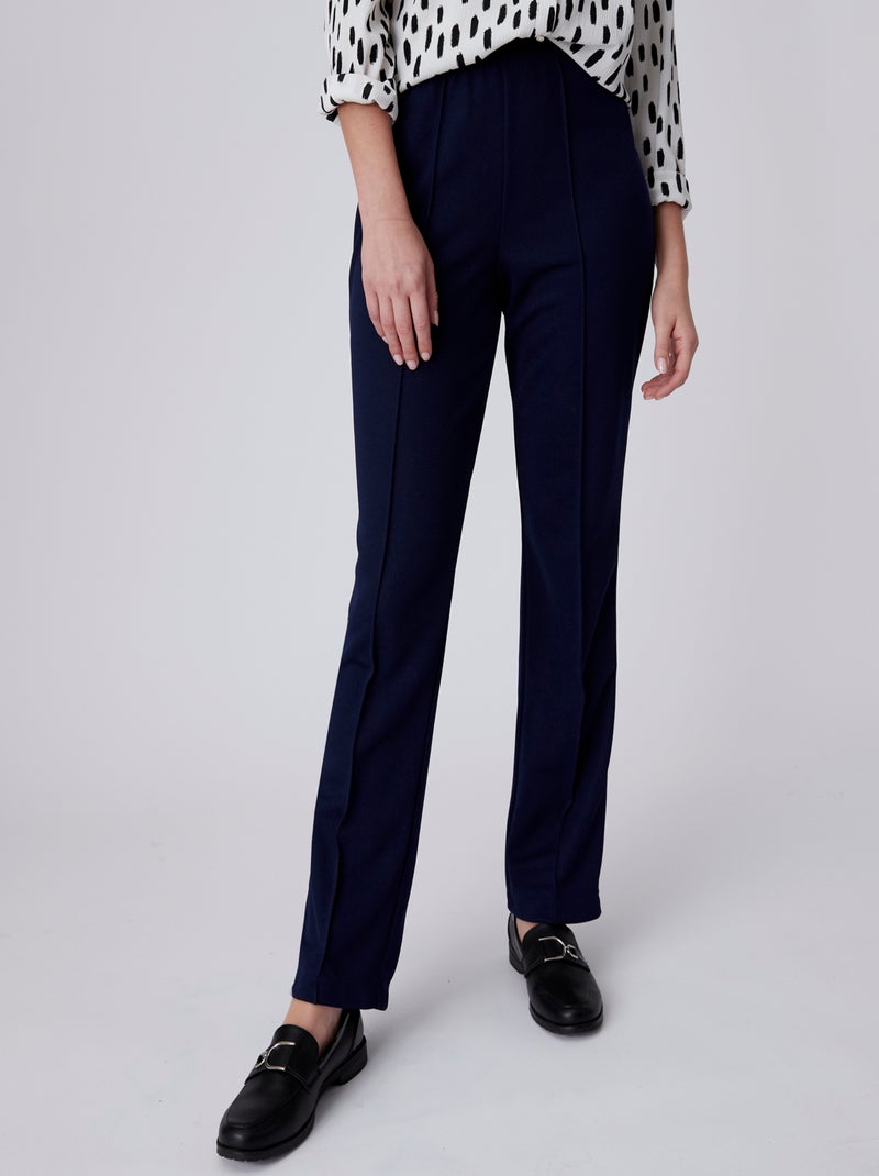 Pantalon confort total 2 statures - Damart Noir - Kiabi