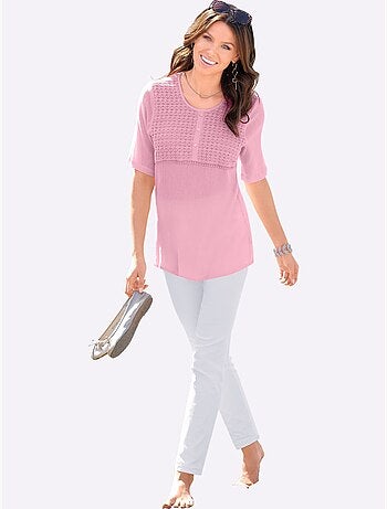 Pantalon confortable à ceinture élastique avec poches décoratives - Taille standard - Witt