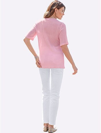 Pantalon confortable à ceinture élastique avec poches décoratives - Taille standard - Witt