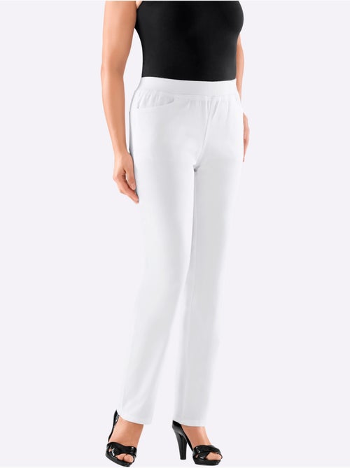 Pantalon confortable à ceinture élastique avec poches pratiques - Taille extra courte - Witt - Kiabi Pantalon confortable à ceinture élastique avec poches pratiques - Taille extra courte - Witt - Kiabi