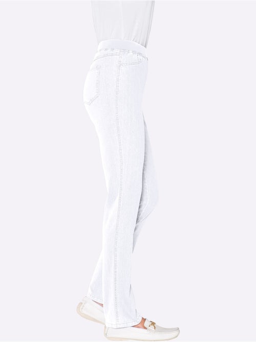 Pantalon confortable à ceinture élastique avec poches pratiques - Taille extra courte - Witt - Kiabi Pantalon confortable à ceinture élastique avec poches pratiques - Taille extra courte - Witt - Kiabi