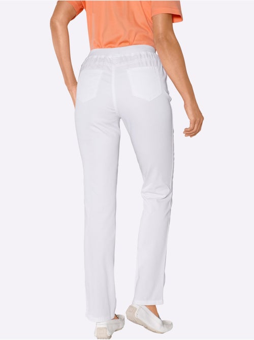 Pantalon confortable à ceinture élastique avec poches pratiques - Taille extra courte - Witt - Kiabi Pantalon confortable à ceinture élastique avec poches pratiques - Taille extra courte - Witt - Kiabi