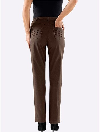 Pantalon confortable à ceinture élastique avec poches décoratives - Taille standard - Witt