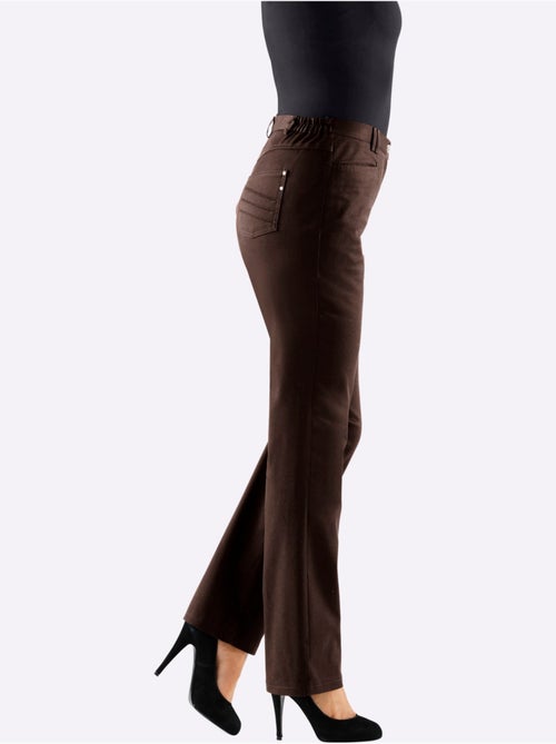Pantalon confortable à poches avec ceinture élastique latérale - Taille standard - Witt - Kiabi