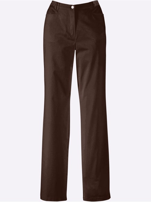 Pantalon confortable à poches avec ceinture élastique latérale - Taille standard - Witt - Kiabi