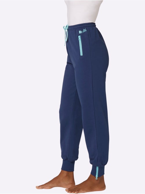 Pantalon confortable avec ceinture élastique et glissières contrastées - Taille standard - Witt - Kiabi Pantalon confortable avec ceinture élastique et glissières contrastées - Taille standard - Witt - Kiabi