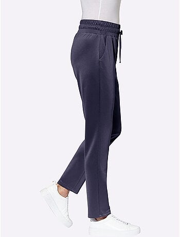 Pantalon confortable avec ceinture élastique et poches pratiques - Taille standard - Moda Vilona