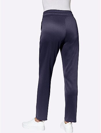 Pantalon confortable avec ceinture élastique et poches pratiques - Taille standard - Moda Vilona