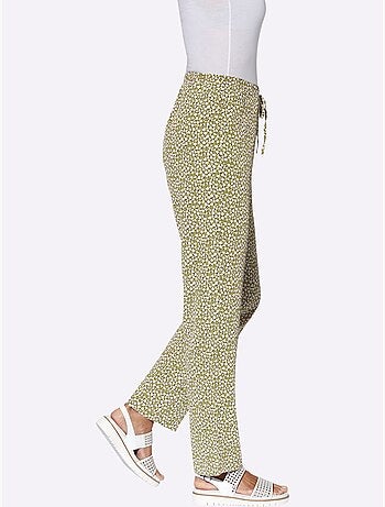 Pantalon confortable avec ceinture élastique et poches latérales - taille standard - witt