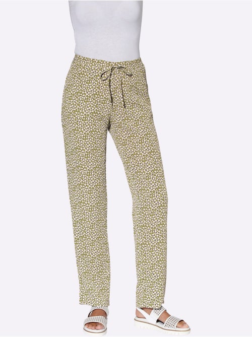 Pantalon confortable avec ceinture élastique et poches latérales - Taille standard - Witt - Kiabi