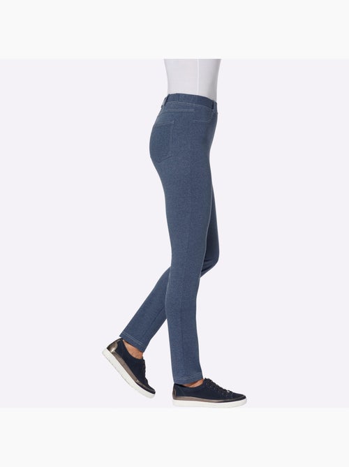 Pantalon confortable avec ceinture élastique et poches plaquées - Taille standard - Moda Vilona - Kiabi