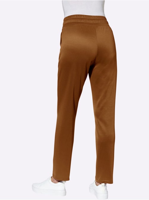 Pantalon confortable avec ceinture élastique et poches pratiques - Taille courte - Moda Vilona - Kiabi