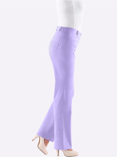 Pantalon confortable avec poches arrière décoratives et élastique latéral - Taille courte - Witt - Kiabi Pantalon confortable avec poches arrière décoratives et élastique latéral - Taille courte - Witt - Kiabi