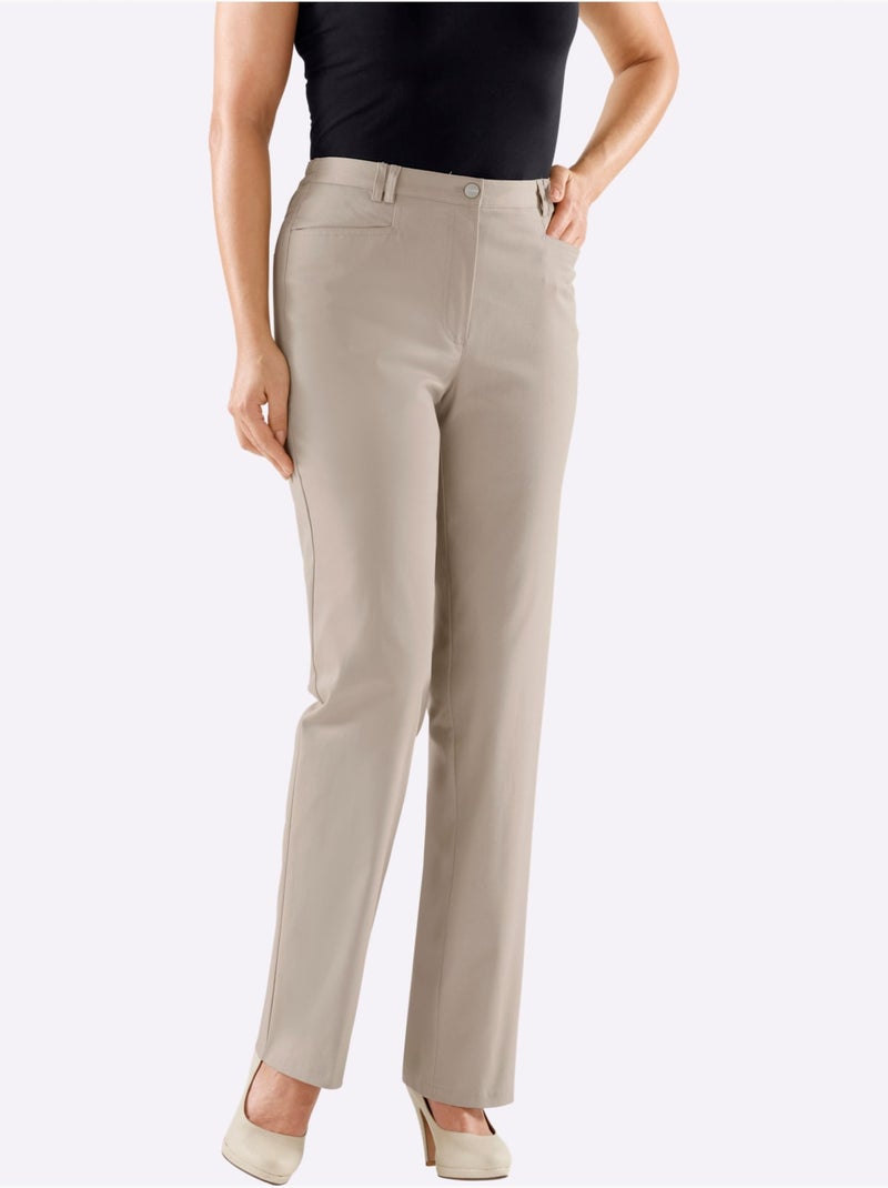 Pantalon confortable avec poches originales et ceinture élastique - Taille standard - Witt Gris foncé - Kiabi
