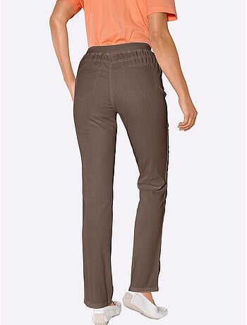 Pantalon extensible avec ceinture élastique et poches pratiques - Taille standard - Witt
