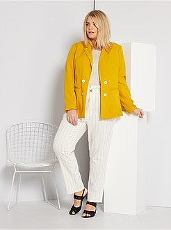 Pantalon contenant du lin - Kiabi