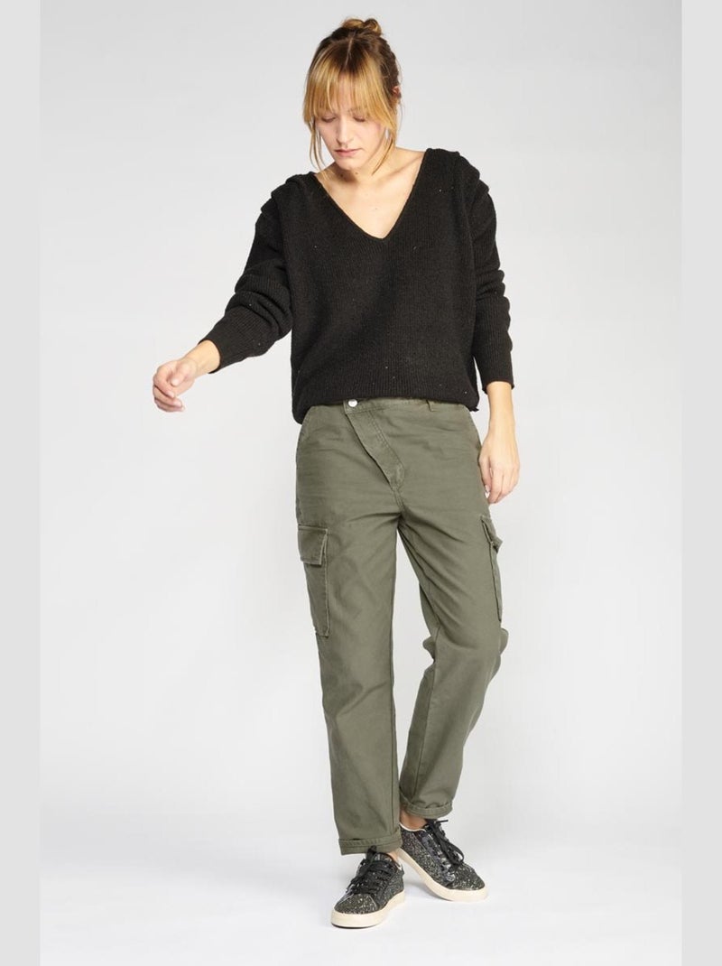 Pantalon COSYARMY loose, large 'Le Temps Des Cerises' Vert - Kiabi