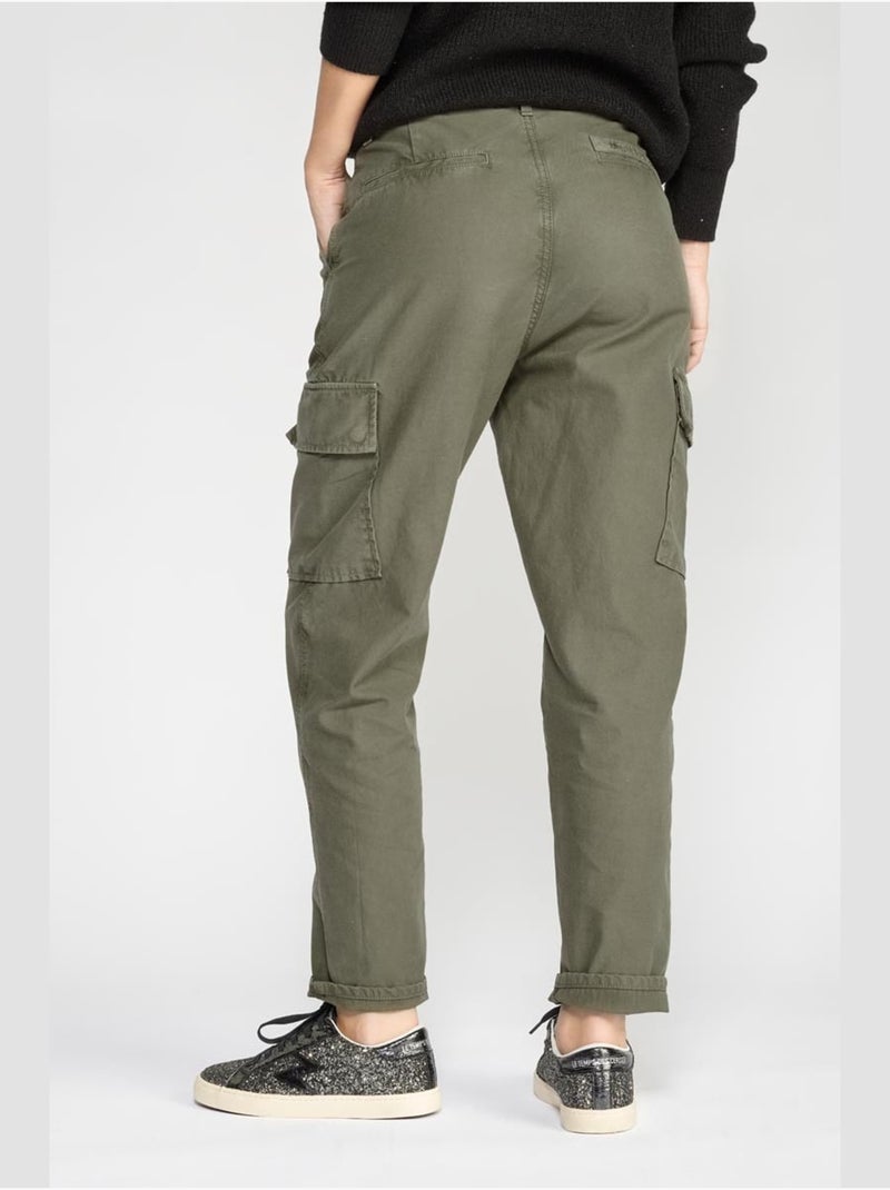 Pantalon COSYARMY loose, large 'Le Temps Des Cerises' Vert - Kiabi
