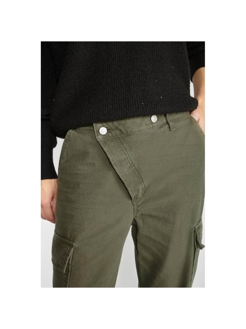 Pantalon COSYARMY loose, large 'Le Temps Des Cerises' Vert - Kiabi