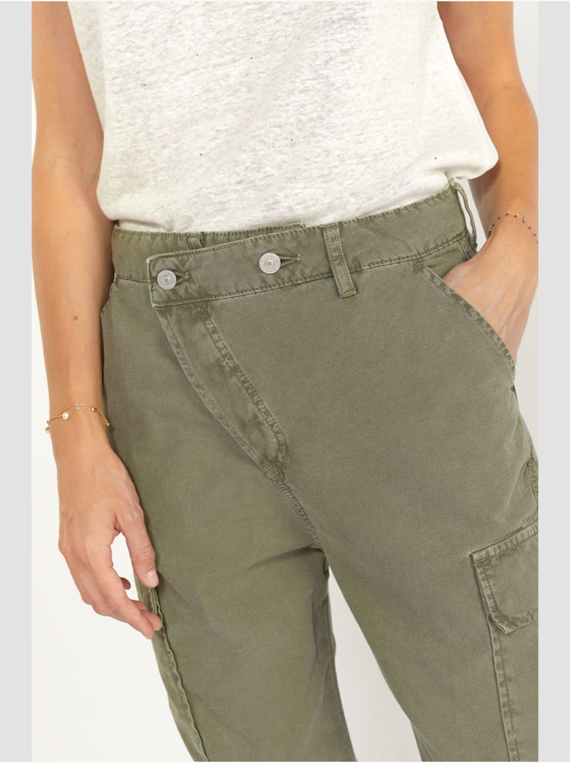 Pantalon COSYARMY loose, large 'Le Temps Des Cerises' Vert - Kiabi
