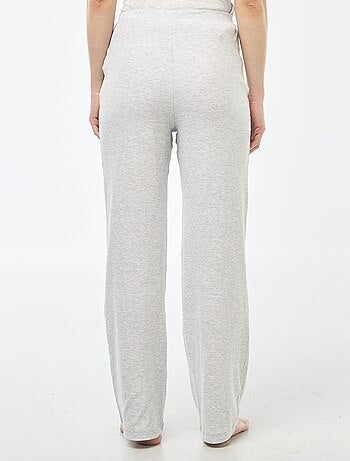 Pantalon côtelé de nuit all-over 'fleur'