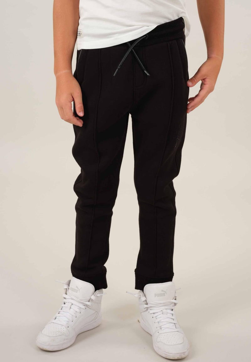Pantalon coton 'Deeluxe' Noir - Kiabi
