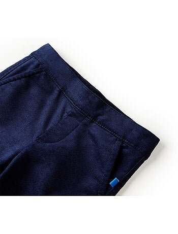 Pantalon coton élasthanne enfant en toile côtelée - vidaxl