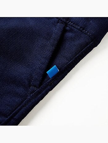 Pantalon coton élasthanne enfant en toile côtelée - vidaxl