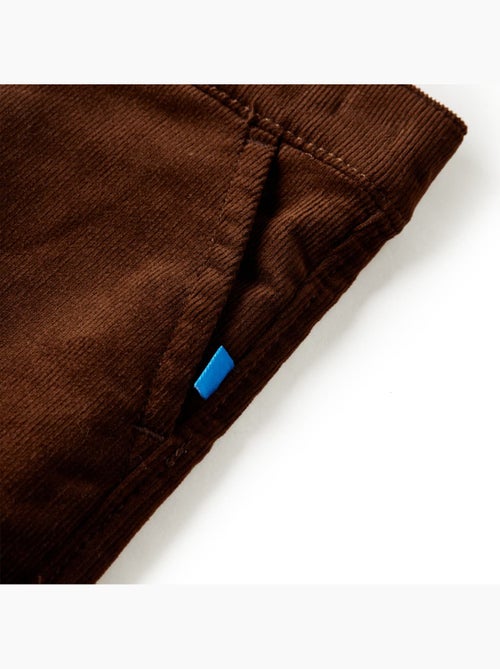 Pantalon coton élasthanne enfant en toile côtelée - vidaxl - Kiabi