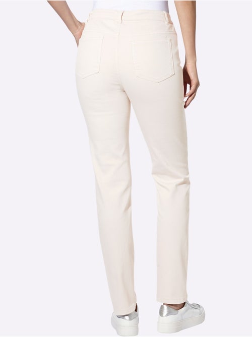 Pantalon coton extensible confortable - taille standard - helline - Kiabi