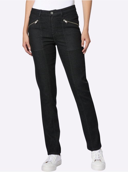 Pantalon coton extensible confortable - taille standard - helline - Kiabi