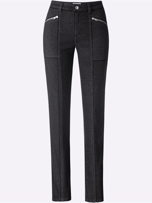 Pantalon coton extensible confortable - taille standard - helline - Kiabi