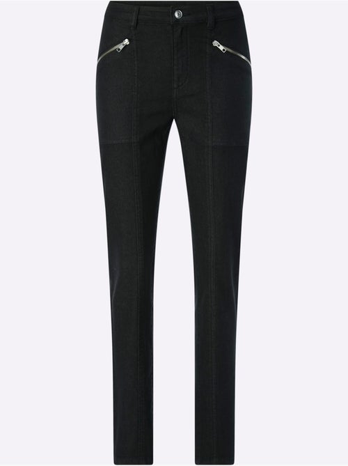 Pantalon coton extensible confortable - taille standard - helline - Kiabi