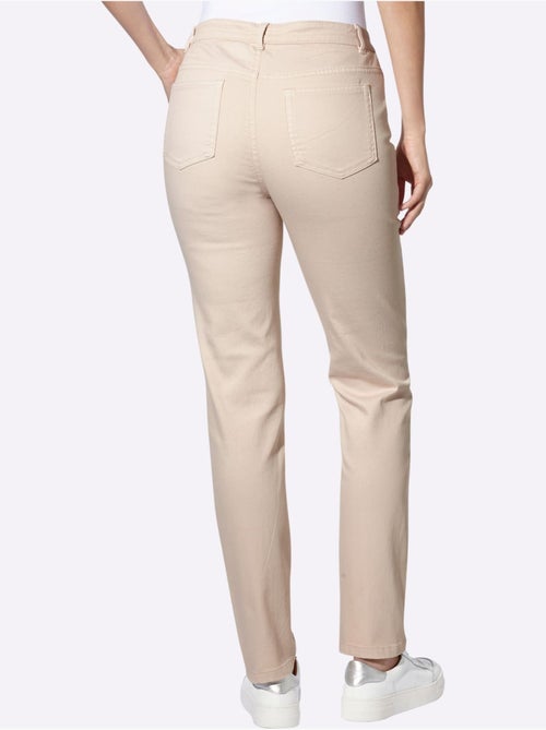 Pantalon coton extensible confortable - taille standard - helline - Kiabi