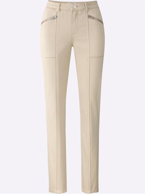 Pantalon coton extensible confortable - taille standard - helline - Kiabi