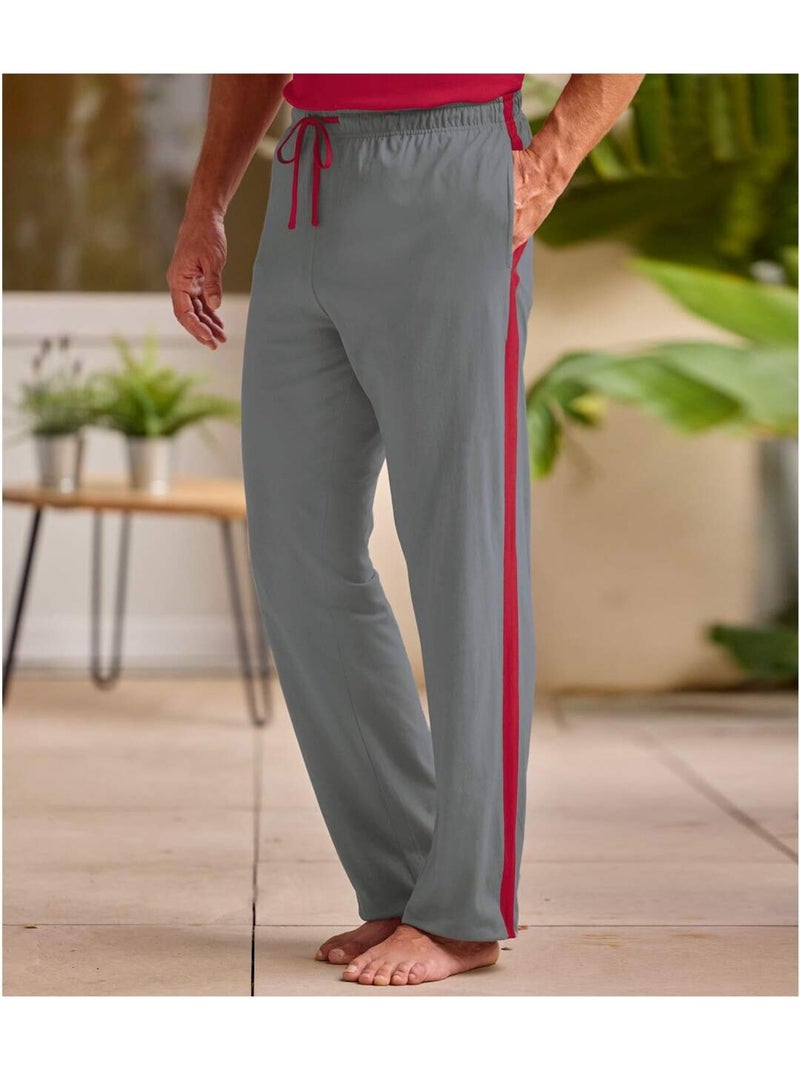 Pantalon Coton Sport et Détente   - ATLAS FOR MEN Bleu anthracite - Kiabi