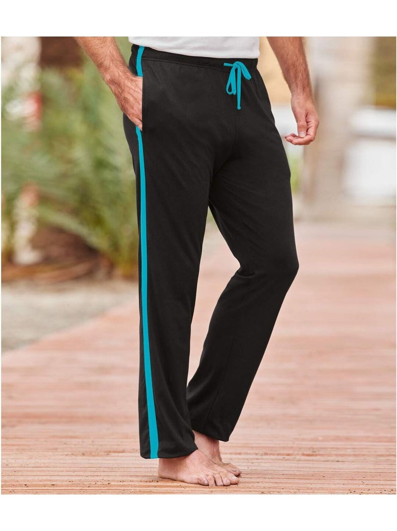 Pantalon Coton Sport et Détente - Atlas For Men Noir - Kiabi