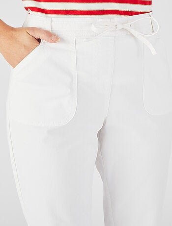 Pantalon coton stretch - Damart