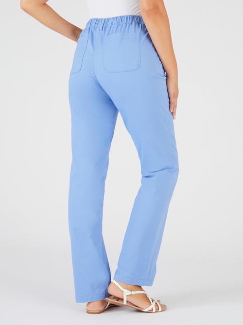 Pantalon coton stretch - Damart - Kiabi